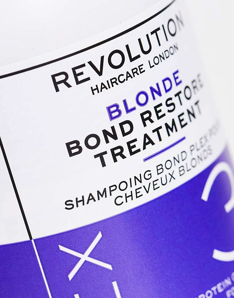 Revolution Haircare Blonde Plex 3 Bond Restore Treatment 250ml For Unisex No Colour 2 Revolution Haircare Blonde Plex 3 Bond Restore Treatment 250ml For Unisex No Colour - Image 2