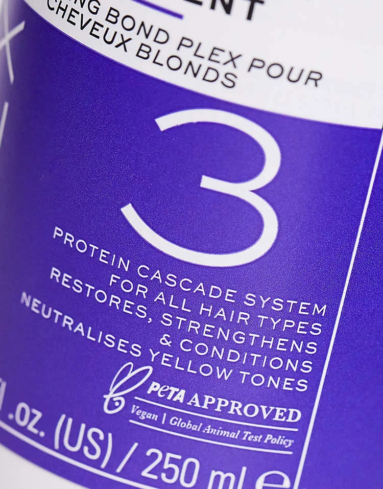 Revolution Haircare Blonde Plex 3 Bond Restore Treatment 250ml For Unisex No Colour 4 Revolution Haircare Blonde Plex 3 Bond Restore Treatment 250ml For Unisex No Colour - Image 4