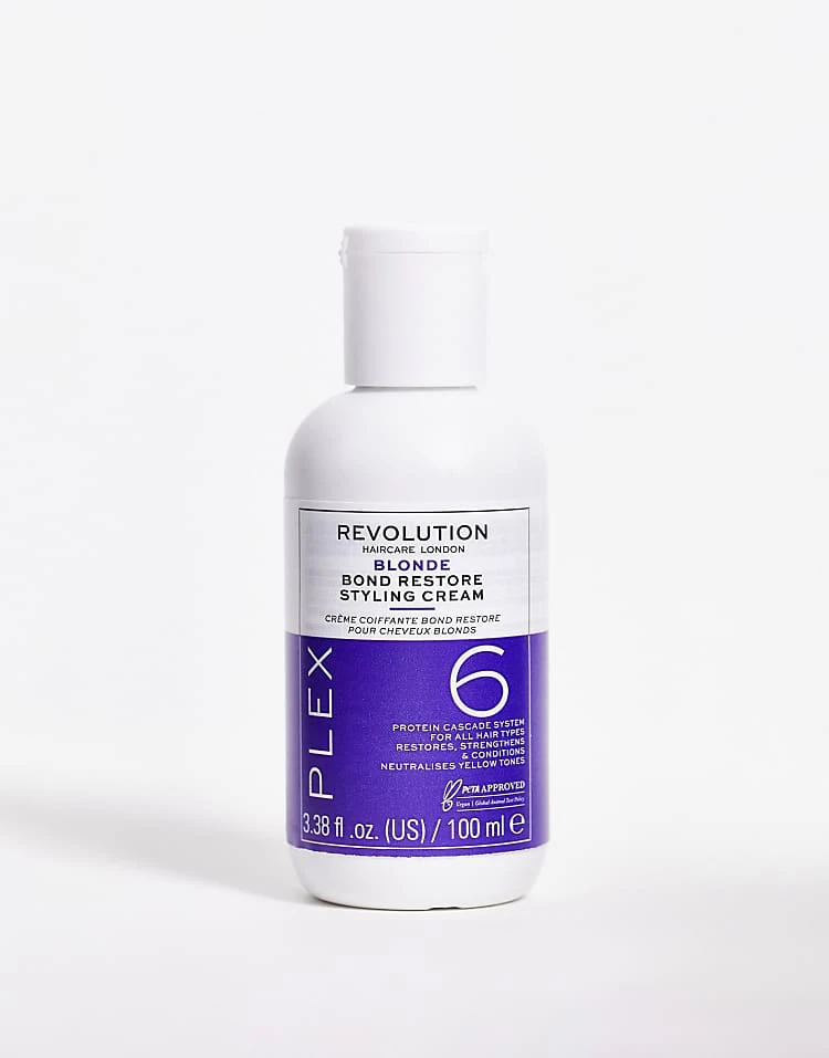 Revolution Haircare Blonde Plex 6 Bond Restore Styling Cream 100ml For Unisex No Colour 5 Revolution Haircare Blonde Plex 6 Bond Restore Styling Cream 100ml For Unisex No Colour - Image 5