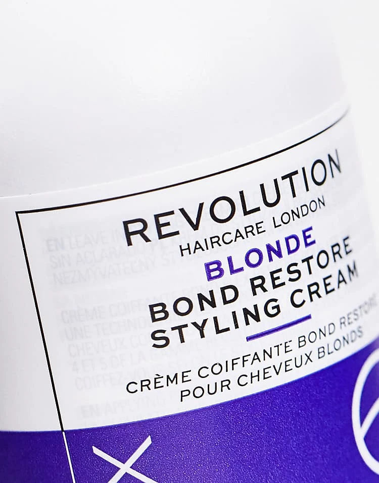 Revolution Haircare Blonde Plex 6 Bond Restore Styling Cream 100ml For Unisex No Colour 4 Revolution Haircare Blonde Plex 6 Bond Restore Styling Cream 100ml For Unisex No Colour - Image 4