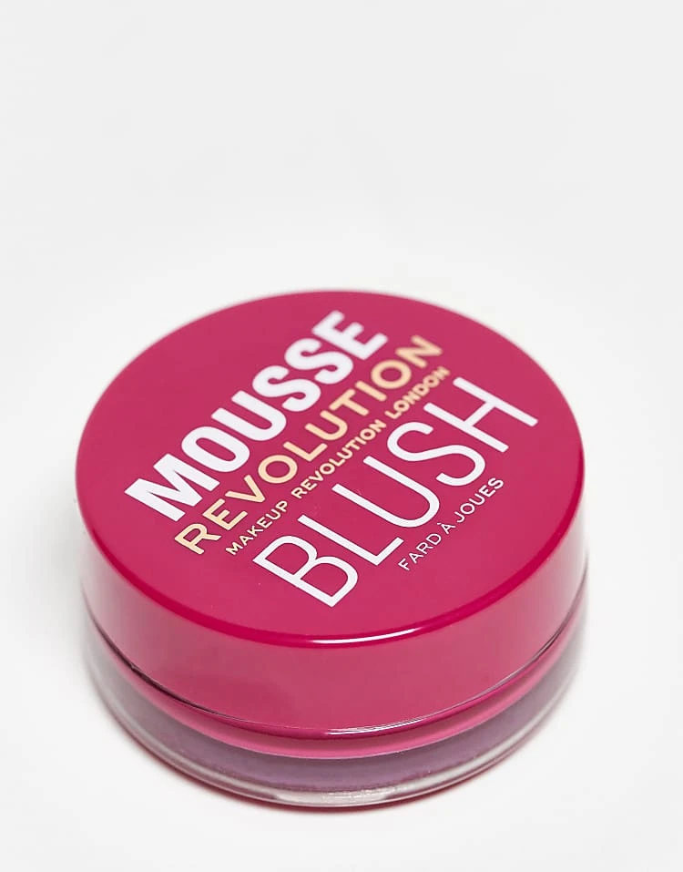 Revolution Mousse Blusher Passion Deep Pink For Unisex 2 Revolution Mousse Blusher Passion Deep Pink For Unisex - Image 2