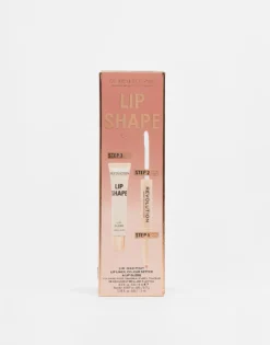 Revolution Lip Shape Kit Warm Nude For Unisex