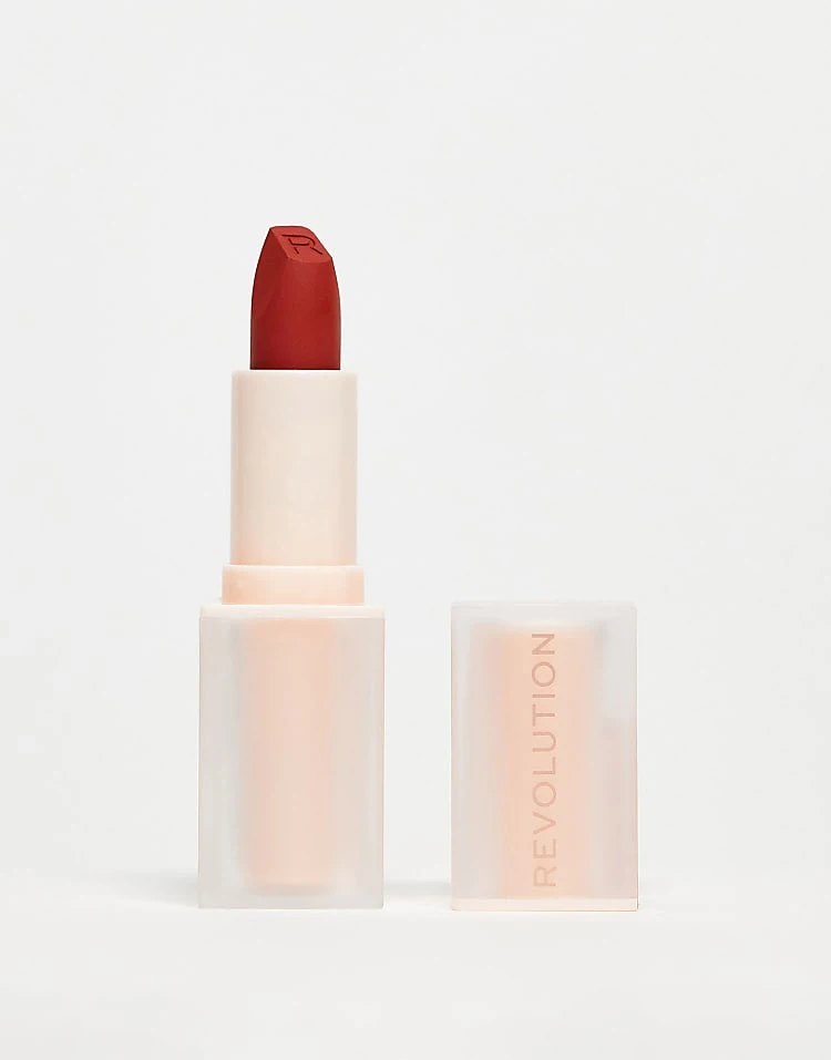 Revolution Lip Allure Soft Satin Lipstick CEO Brick Red For Unisex 1 Revolution Lip Allure Soft Satin Lipstick CEO Brick Red For Unisex