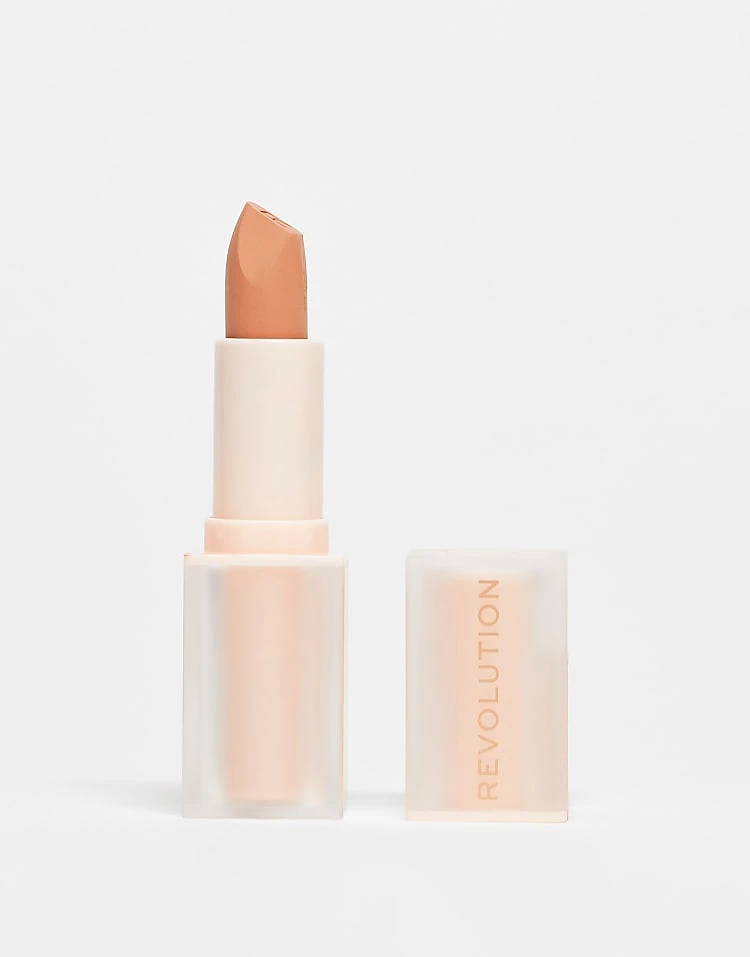 Revolution Lip Allure Soft Satin Lipstick Lover Nude For Unisex 5 Revolution Lip Allure Soft Satin Lipstick Lover Nude For Unisex - Image 5