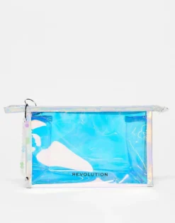 Revolution Mood Switch Holographic Makeup Bag For Unisex N/a