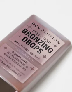 Revolution Bright Light Bronzing Drops- Deep Bronze Spice For Unisex -Revolution Shop 206405451 3