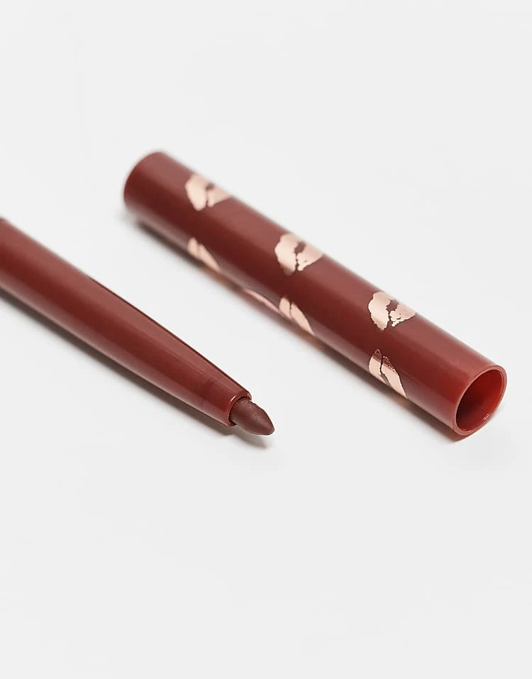 Revolution Pout Bomb Plumping Lip Liner Cookie Warm Brown For Unisex 4 Revolution Pout Bomb Plumping Lip Liner Cookie Warm Brown For Unisex - Image 4