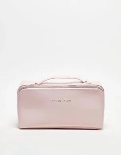 Revolution Glam Fold Out Cosmetic Bag In Pink For Unisex