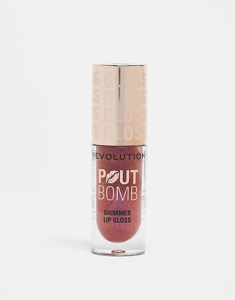 Revolution Pout Bomb Shimmer Gloss Berry Lustre For Unisex 5 Revolution Pout Bomb Shimmer Gloss Berry Lustre For Unisex - Image 5