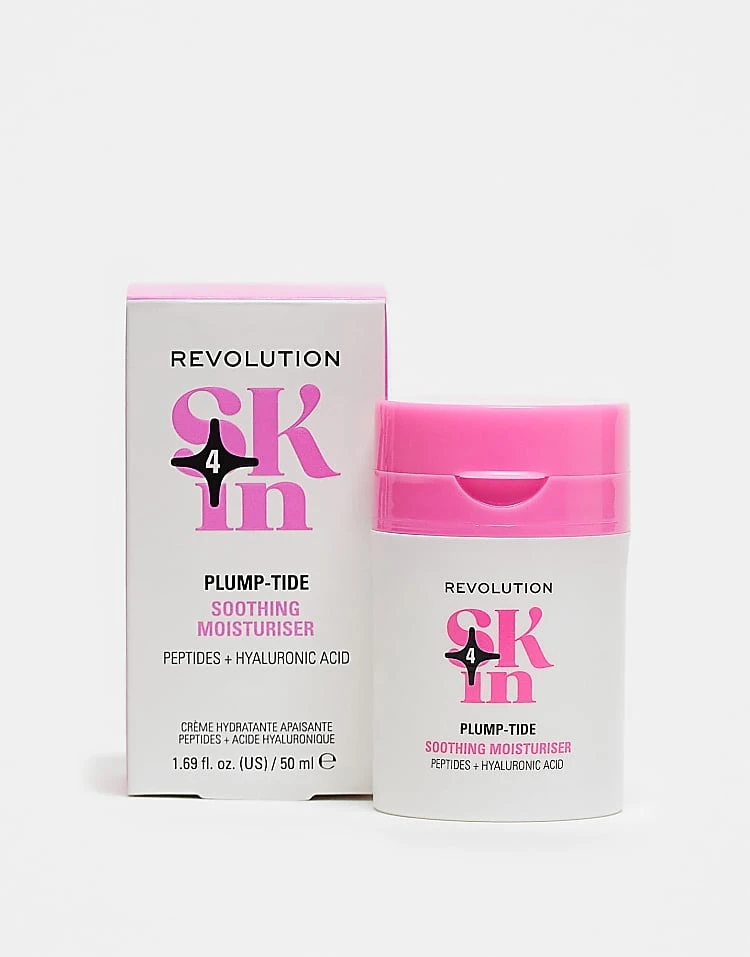 Revolution Skincare Revolution Skin Go Gentle Plump-Tide Soothing Moisturiser 50ml For Unisex 5 Revolution Skincare Revolution Skin Go Gentle Plump-Tide Soothing Moisturiser 50ml For Unisex - Image 5