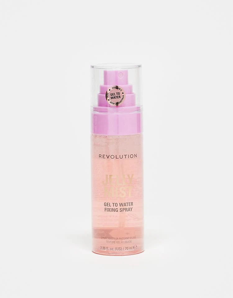 Revolution Jelly Juice Gel To Fixing Spray For Unisex No Colour 1 Revolution Jelly Juice Gel To Fixing Spray For Unisex No Colour