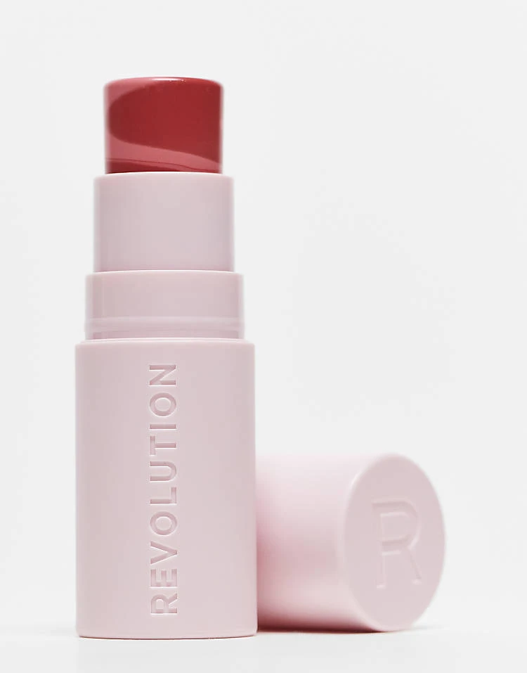 Revolution Skin Silk Marble Blush Stick Rosy Cheeks For Unisex 4 Revolution Skin Silk Marble Blush Stick Rosy Cheeks For Unisex - Image 4