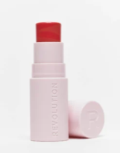 Revolution Skin Silk Marble Blush Stick Sunkissed Apricot For Unisex -Revolution Shop 208047382 4